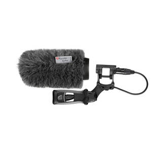 סט ידית ומגן רוח למיקרופון 18 ס"מ Rycote Classic Softie