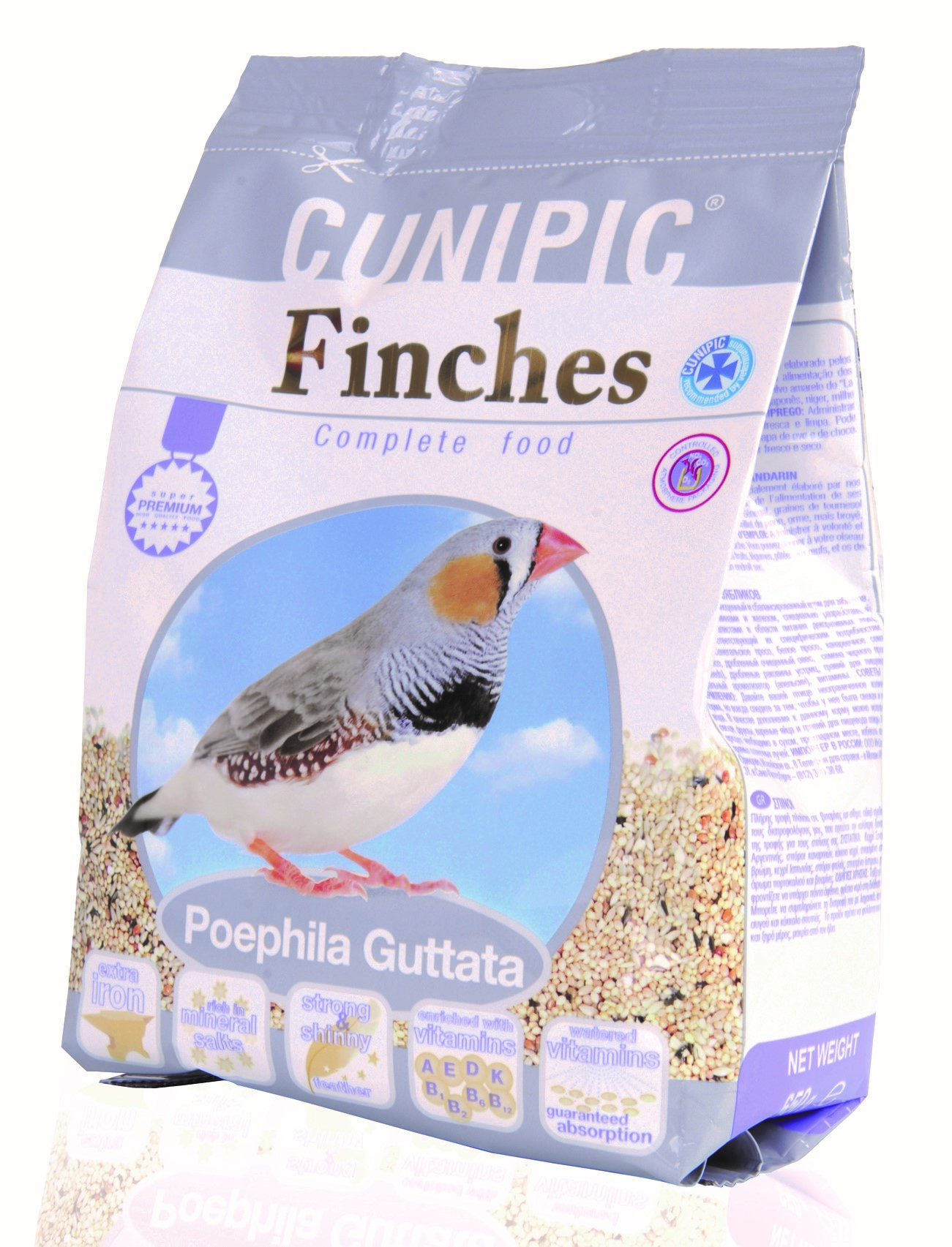 Cunipic קוניפיק ציפורים - פינקים 650 גרם