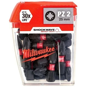 מארז סט 25 ביטים PZ2 על 25 מ"מ לאימפקט ShockWave 4932430864 MILWAUKEE 