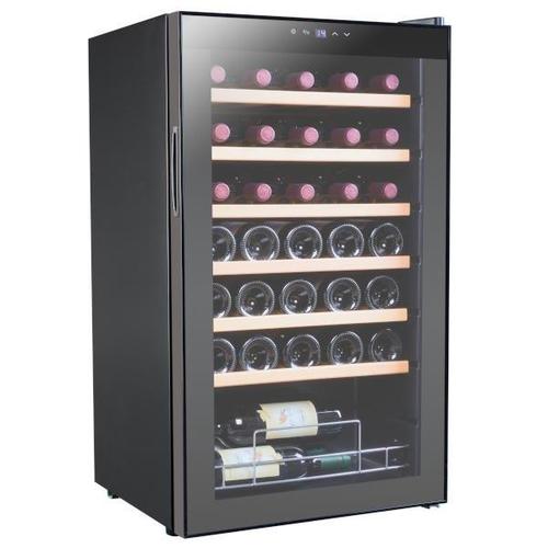 מקרר יין עד 34 בקבוקים CH-98FD2 מדפי עץ