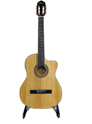 גיטרה קלאסית מוגברת EC3921C בצבע טבעי מבית Legrand