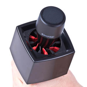 קוביית לוגו שחורה למיקרופון Rycote