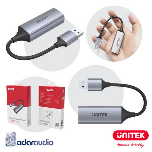 מתאם USB-A 3.1 לרשת UNITEK U1309A Gigabit