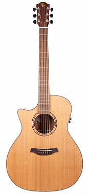 גיטרה אקוסטית שמאלית מוגברת BATON ROUGE AR81C/ACE-L