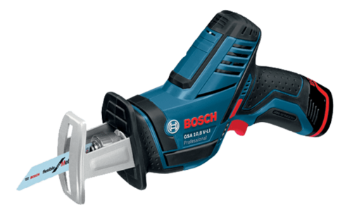 מסור חרב נטען כולל סוללות 2.5AH מבית BOSCH GSA 12V-14