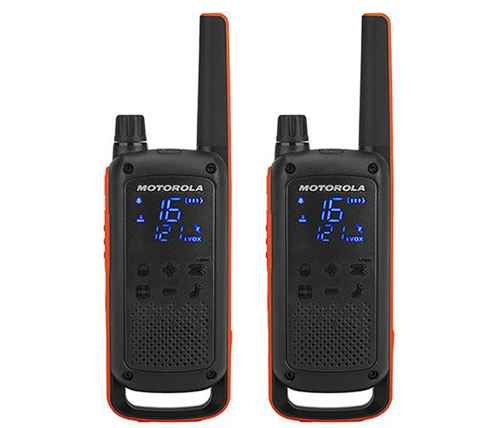 זוג מכשירי קשר Motorola Talkabout T82 שנה וחצי אחריות