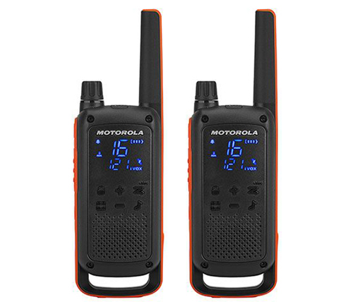 זוג מכשירי קשר Motorola Talkabout T82 שנה וחצי אחריות
