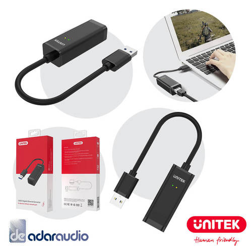 מתאם USB-A 3.1 לרשת UNITEK Y-3470 Gigabit