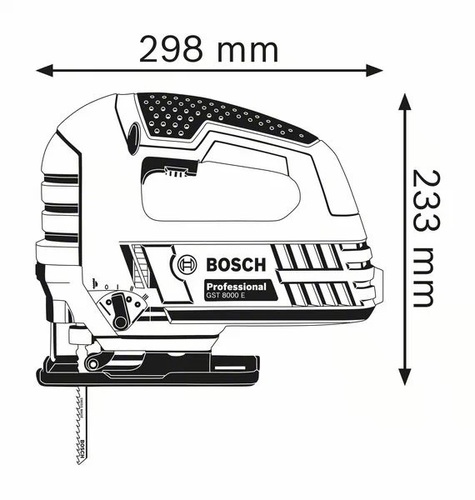 מסור אנכי מקצועי חשמלי BOSCH GST 8000 E 710W