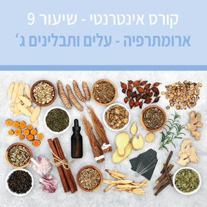 קורס ארומתרפיה אינטרנטי עם מיכל לוין - שיעור מס
