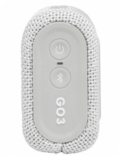 רמקול נייד JBL Go 3 לבן (יבואן רשמי)