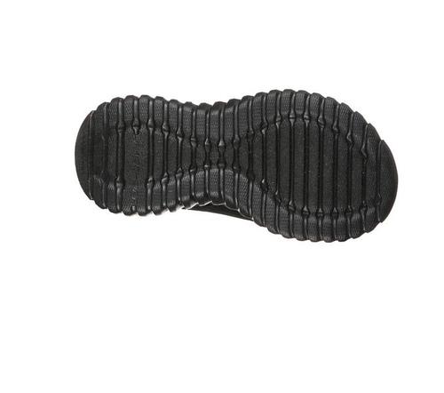 black sole skechers