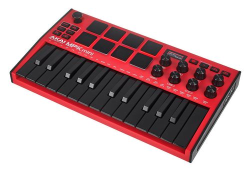 זוית נוספת Akai Professional MPK Mini mk3 Red