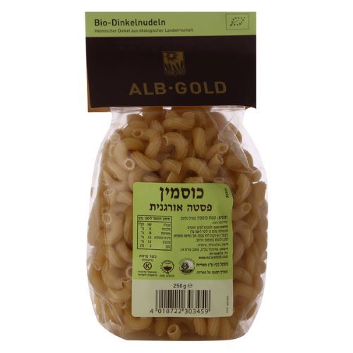 אלב גולד מקרוני כוסמין אורגני 250 גרם