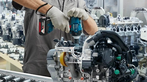 גוף מפתח רטיטה נטען בראשלס BOSCH GDS 18V 400 EC