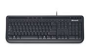 מקלדת חוטית Wired Kbrd 600 ENGLISH/HEBREW/RUSSIAN - Black