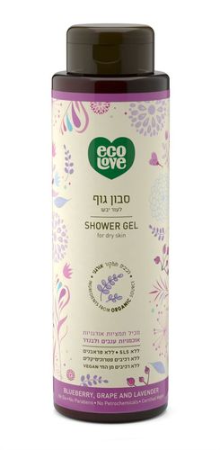 סבון גוף לעור יבש סדרה סגולה 500 מל - ECO LOVE