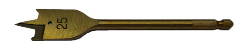 מקדח עץ שטוח TIN משושה 1/4 GK