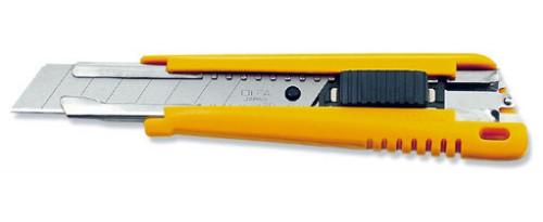 סכין יפני רחב + מעצור אוטומטי OLFA EXL 