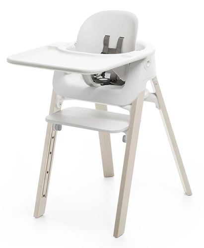 מגש לכיסא אוכל סטפס Steps - לבן