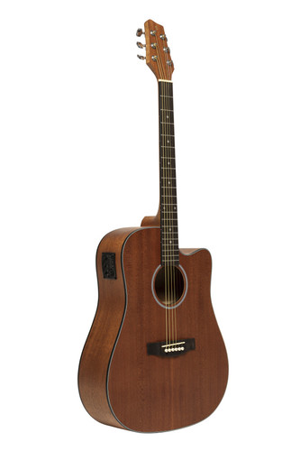 גיטרה אקוסטית מוגברת Stagg SA25 DCE Maho