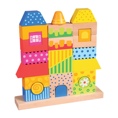 השחלת צורה בית PIT TOYS