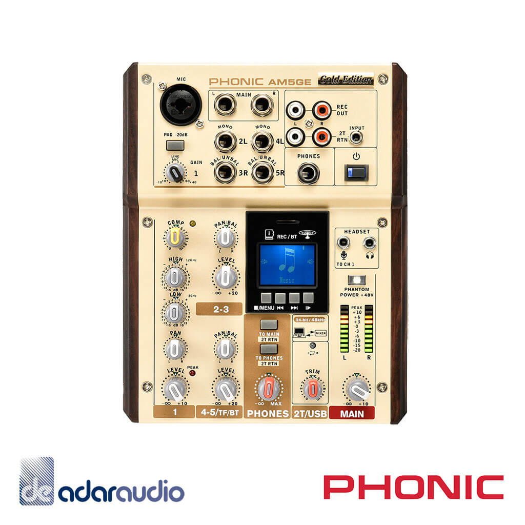 מיקסר דיגיטלי PHONIC AM5GE