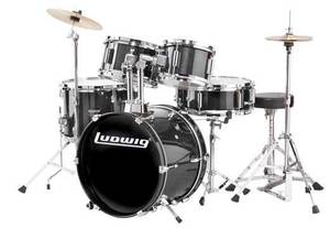 מערכת תופים ג'וניור 5 חלקים LJR106 BK Ludwig