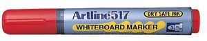 טוש מחיק ללוח ארטליין 517 ראש עגול - אדום Artline