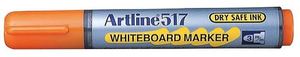טוש מחיק ללוח ארטליין 517 ראש עגול - כתום Artline