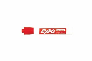 טוש מחיק ללוח EXPO ראש שטוח - אדום