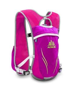 ווסט ריצה איכותי AONIJIE HYDRATION RUNNING BACK PACK ורוד קל משקל מאוורר ונוח