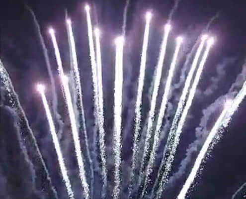 זיקוקי דינור מניפת שובלים