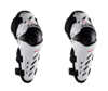 מגני ברכיים ליט לבן / אדום - LEATT DUAL AXIS V22