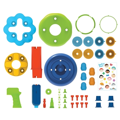 מרכיבים קרוסלת כוסות תה! משחק הרכבה עם מברגה חשמלית למהנדסים הצעירים מבית EDU TOYS