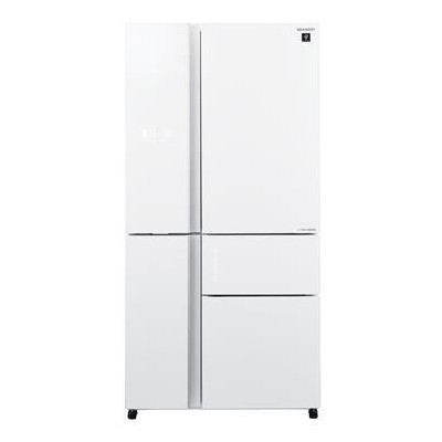 מקרר 5 דלתות שארפ SHARP דגם SJ-9732 זכוכית לבנה