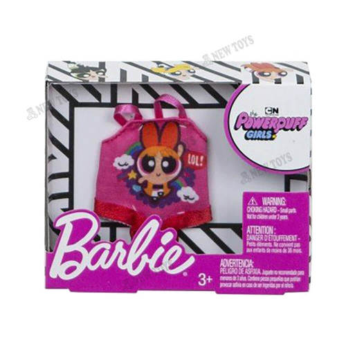 ברבי ביגוד ,חולצת בנות הפווארפאף ורודה - Barbie