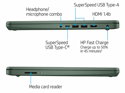 מחשב נייד HP 14-dq2088wm CAMO 2K4P8UA אייץ' פי