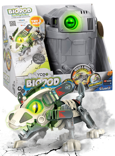 ביופוד ענק צועד ושואג מבית סילברליט Silverlit - BioPod InMotion