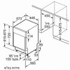 מדיח כלים ‏צר נירוסטה Bosch SRS2HKI59E בוש  ***מתצוגה***