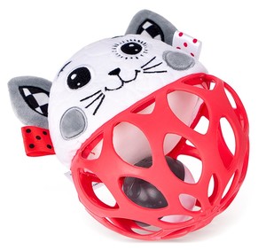 כדור פעילות בובה ורעשן - חתול