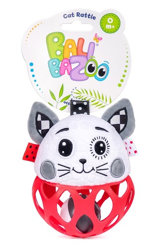 כדור פעילות בובה ורעשן - חתול