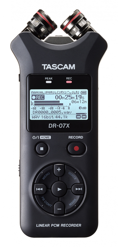 מכשיר הקלטה נייד מקצועי Tascam DR-07X