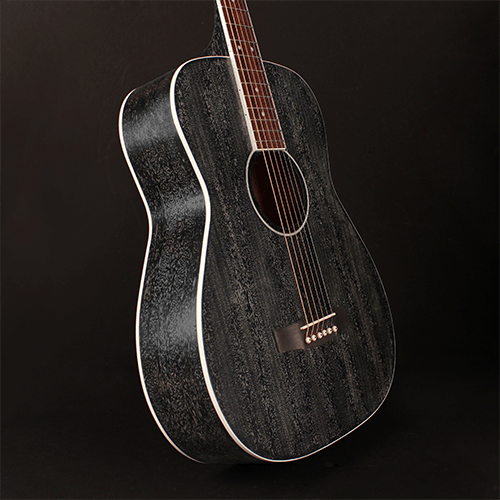 גיטרה אקוסטית שחורה מוגברת Cort AF590MF BOP Fishman
