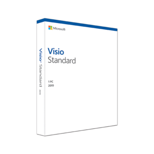 Visio Std 2019 Win English Medialess - FOR WIN 10 ONLY