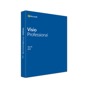 Visio Pro 2019 Win Hebrew Medialess - FOR WIN 10 ONLY