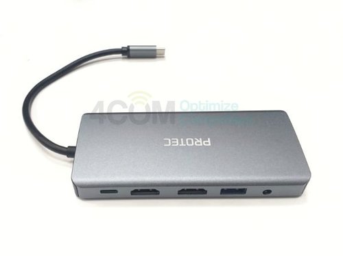 מולטיפורט MST לשלושה מסכים Protec DM300 