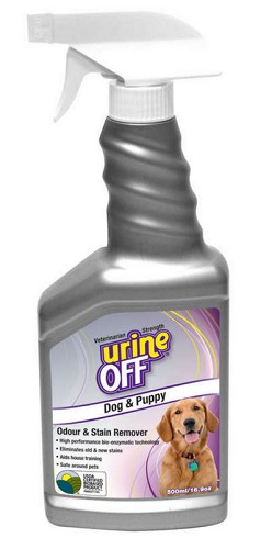 יורין אוף urine off ספריי לגורים וכלבים בוגרים 500 מ"ל