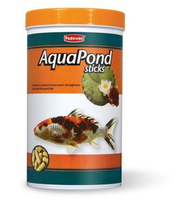 AQUAPOND STICKS- מזון לדגי בריכה 1 ליטר פדובן