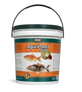 AQUAPOND STICKS- מזון לדגי בריכה 10 ליטר פדובן